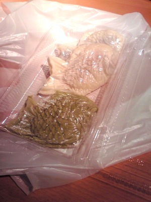 白い鯛焼き